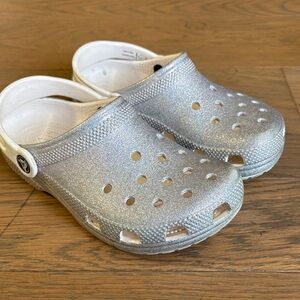 Crocs Classic Iridescent Glitter Clog